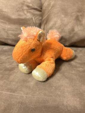 Aurora World Mini Flopsie Fantasy Glitter Pony Plush Toy